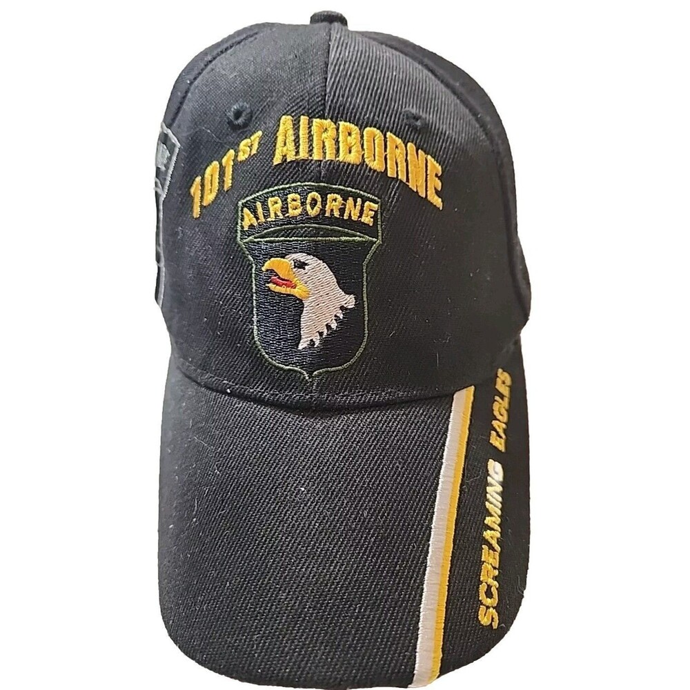 US Army Screaming‎ Eagles 101st Airborne Hat Cap Strapback Mens Adjustable OSFM